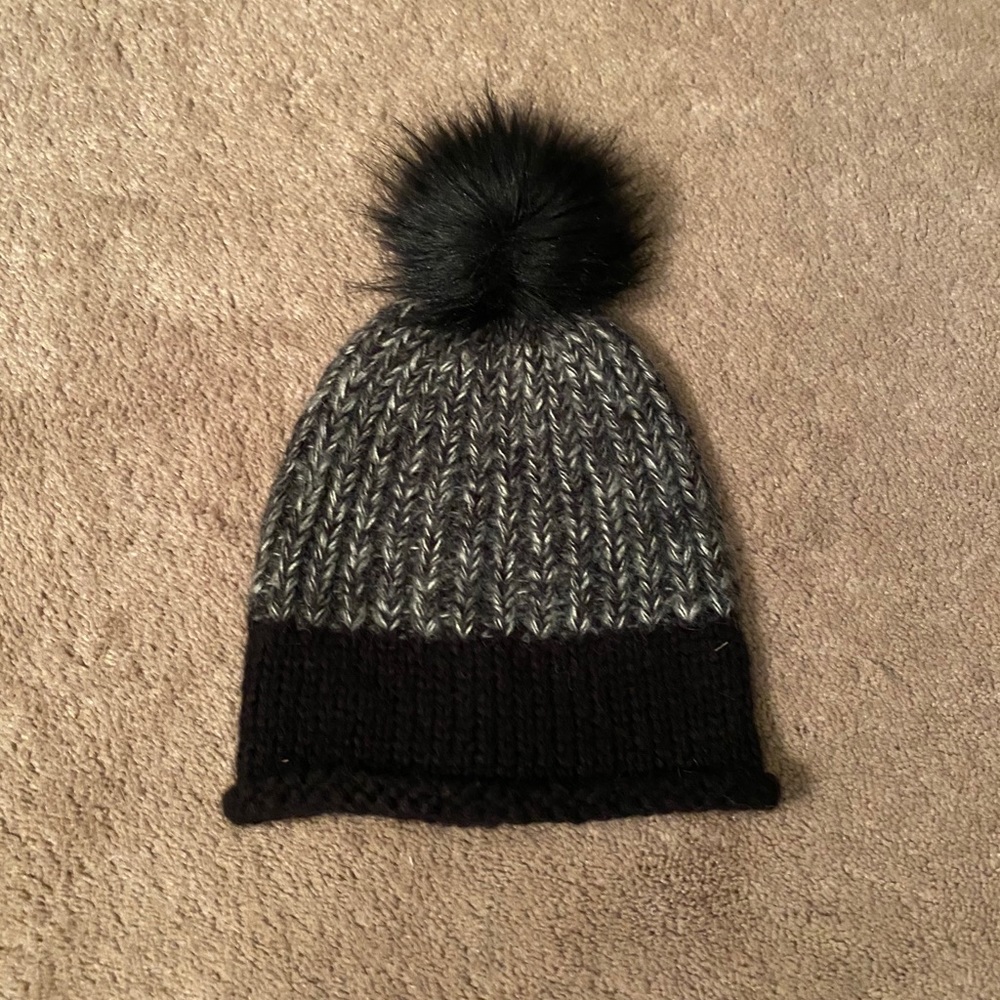 Black winter hat